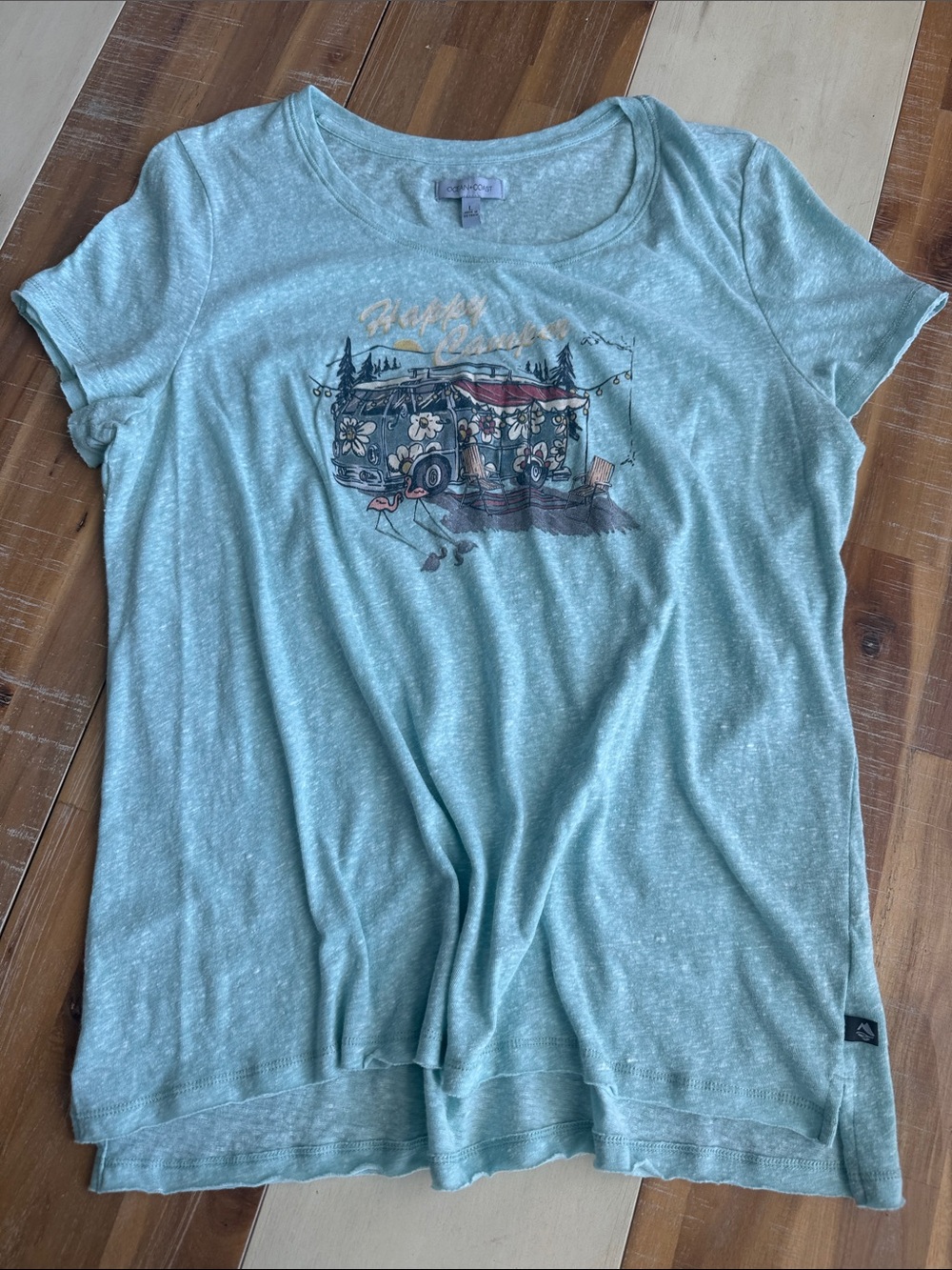 Quiksilver Women's Mint Graphic Camper Short Sleeve Tee
